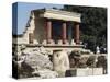 Reconstructed Palace of King Minos, Knossos, Crete, Greece-Michael Short-Stretched Canvas