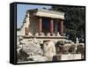 Reconstructed Palace of King Minos, Knossos, Crete, Greece-Michael Short-Framed Stretched Canvas