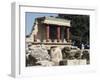 Reconstructed Palace of King Minos, Knossos, Crete, Greece-Michael Short-Framed Photographic Print