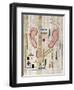 Reconstructed Stele from Memphis Scribe Depicting Votive-null-Framed Giclee Print