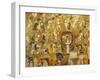 Reconstruction of a Mayan Painting from Chichen Itza-null-Framed Giclee Print