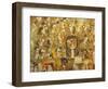 Reconstruction of a Mayan Painting from Chichen Itza-null-Framed Giclee Print