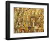 Reconstruction of a Mayan Painting from Chichen Itza-null-Framed Giclee Print