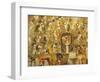 Reconstruction of a Mayan Painting from Chichen Itza-null-Framed Giclee Print