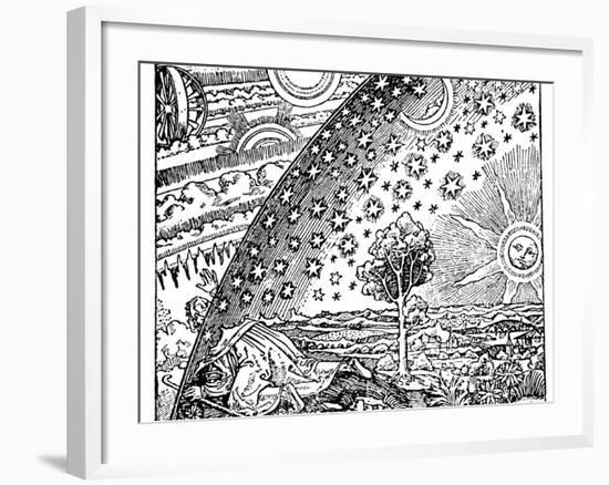 Reconstruction of a Medieval Conception of the Universe, 19th Century-null-Framed Giclee Print