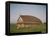 Reconstruction of an 11th Century Viking House-null-Framed Stretched Canvas