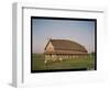 Reconstruction of an 11th Century Viking House-null-Framed Premium Giclee Print