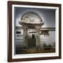 Reconstruction of Church in Bawiti, South Entrance, Louvre Museum, Paris-null-Framed Giclee Print