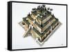 Reconstruction of Hanging Gardens of Babylon Ordered by King Nebuchadnezzar II-null-Framed Stretched Canvas