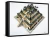 Reconstruction of Hanging Gardens of Babylon Ordered by King Nebuchadnezzar II-null-Framed Stretched Canvas