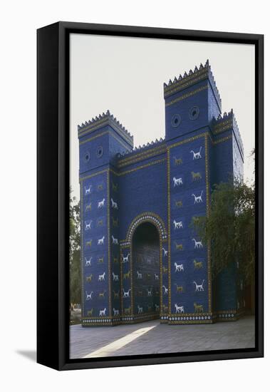 Reconstruction of Ishtar Gate in Babylon, Babylonian Civilization, 2nd Millennium - 6th Century BC-null-Framed Stretched Canvas