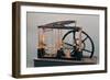 Reconstruction of James Watt's Steam Engine, 1781 (Copper & Glass)-James Watt-Framed Giclee Print