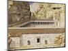 Reconstruction of Roman Soldier's Tomb at Petra-null-Mounted Giclee Print
