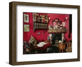 Reconstruction of Sherlock Holmes's Room at the Sherlock Holmes Pub-null-Framed Giclee Print