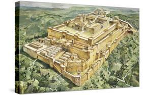 Reconstruction of Solomon's Palace and Temple-null-Stretched Canvas