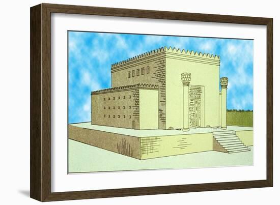 Reconstruction of Solomon's Temple-null-Framed Giclee Print