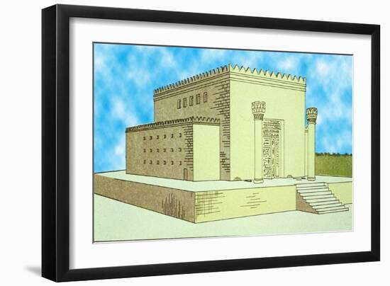 Reconstruction of Solomon's Temple-null-Framed Giclee Print