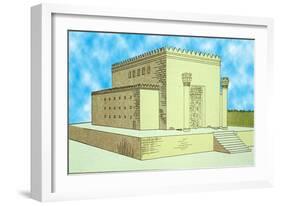 Reconstruction of Solomon's Temple-null-Framed Giclee Print