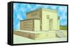 Reconstruction of Solomon's Temple-null-Framed Stretched Canvas