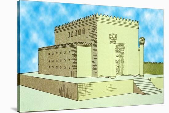 Reconstruction of Solomon's Temple-null-Stretched Canvas