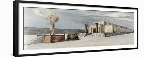 Reconstruction of Solomon's Temple-Israeli School-Framed Giclee Print