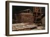 Reconstruction of Supports Built by Julius Caesar for Siege of Avaricum-null-Framed Giclee Print