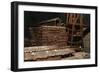 Reconstruction of Supports Built by Julius Caesar for Siege of Avaricum-null-Framed Giclee Print