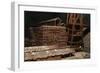 Reconstruction of Supports Built by Julius Caesar for Siege of Avaricum-null-Framed Giclee Print