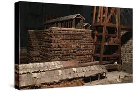 Reconstruction of Supports Built by Julius Caesar for Siege of Avaricum-null-Stretched Canvas