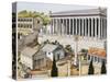 Reconstruction of the Apollo Sanctuary, Delphi, 8th to 3rd Century BC-null-Stretched Canvas