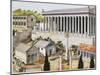 Reconstruction of the Apollo Sanctuary, Delphi, 8th to 3rd Century BC-null-Mounted Giclee Print