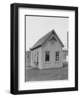 Reconstruction of the Glass House-null-Framed Premium Photographic Print