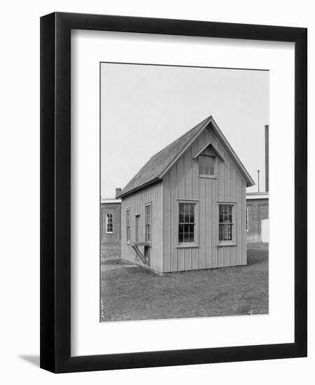 Reconstruction of the Glass House-null-Framed Premium Photographic Print