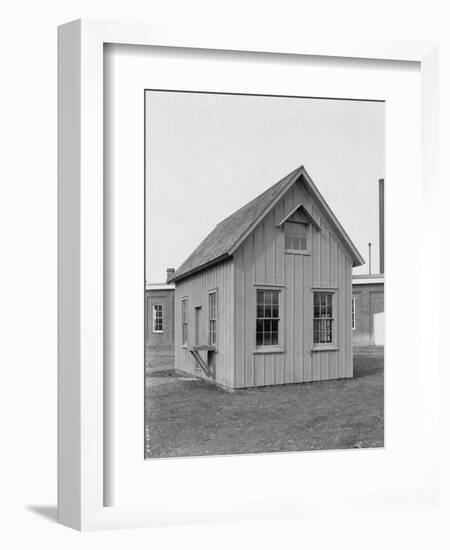 Reconstruction of the Glass House-null-Framed Photographic Print