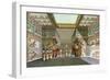 Reconstruction of the Hall of Assyrian Palace, Discoveries in the Ruins of Nineveh and Babylon-null-Framed Giclee Print