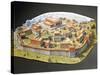 Reconstruction of the Homeric City of Troy, Turkey.-null-Stretched Canvas