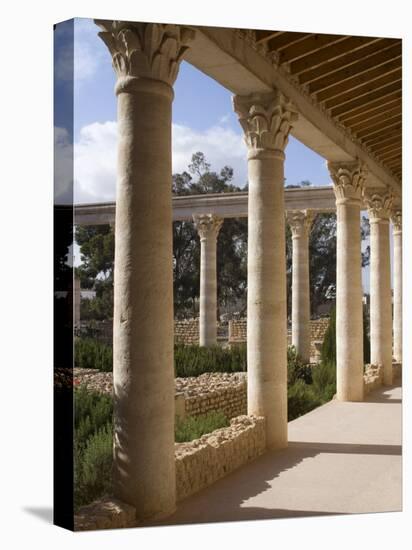 Reconstruction of the House of Africa Roman Villa, Museum, El Djem, Tunisia, North Africa, Africa-Ethel Davies-Stretched Canvas