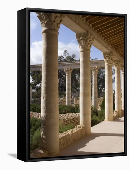 Reconstruction of the House of Africa Roman Villa, Museum, El Djem, Tunisia, North Africa, Africa-Ethel Davies-Framed Stretched Canvas