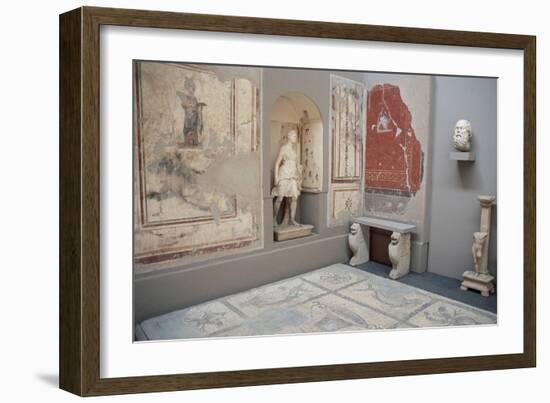 Reconstruction of the House of Socrates (469-399 BC), Greek Philosopher. Ephesus Museum. Selcuk.…-null-Framed Giclee Print