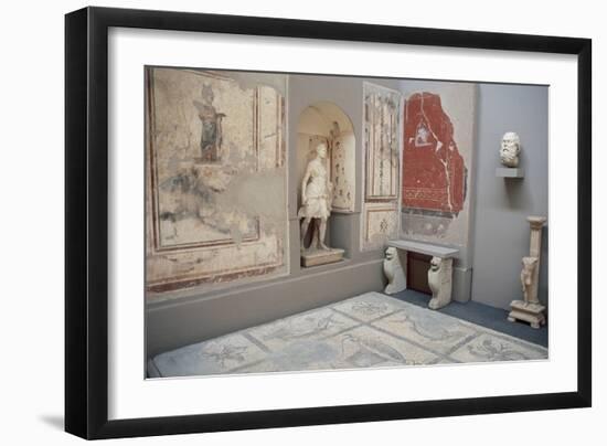 Reconstruction of the House of Socrates (469-399 BC), Greek Philosopher. Ephesus Museum. Selcuk.…-null-Framed Giclee Print