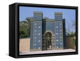 Reconstruction of the Ishtar Gate, Entrance to Babylon, Mesopotamia, Iraq, Middle East-Thouvenin Guy-Framed Stretched Canvas