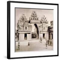 Reconstruction of the Palace of Labna-null-Framed Giclee Print