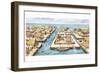 Reconstruction of the Port of Spina-null-Framed Giclee Print