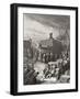 Reconstruction of the temple The second temple-Charles Maurand-Framed Giclee Print