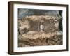 Reconstruction of the Tomb of the Egtved Girl with Woolen Bodice and String Skirt-null-Framed Giclee Print