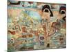 Reconstruction of the Wall Painting of the Temple of the Jaguars at Chichen Itza, Mexico-null-Mounted Giclee Print