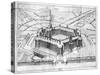 Reconstruction of Theleme Abbey, Illustration from "Rabelais Et L'Architecture De La Renaissance"-Questel-Stretched Canvas