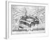 Reconstruction of Theleme Abbey, Illustration from "Rabelais Et L'Architecture De La Renaissance"-Questel-Framed Giclee Print