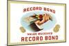 Record Bond Cigars-null-Mounted Art Print