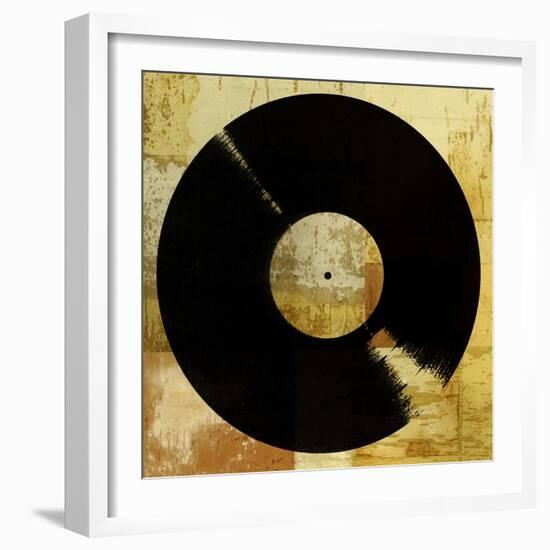 Record Collage-Stella Bradley-Framed Giclee Print